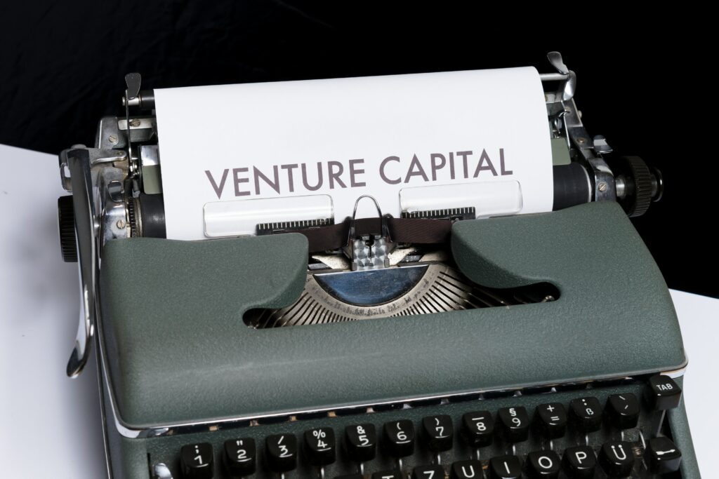 Image showing the term venture capital to introduce the subject. 