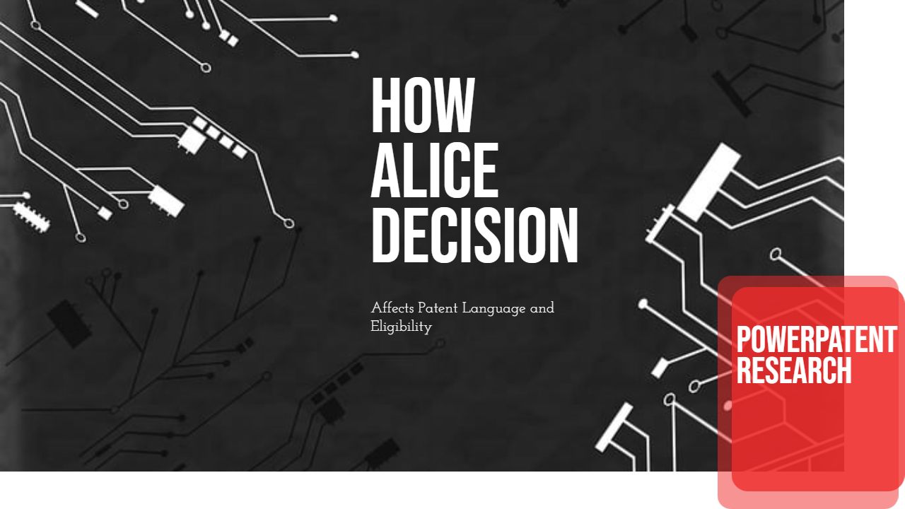 What is the Alice decision and how does it affects drafting of patent claims?