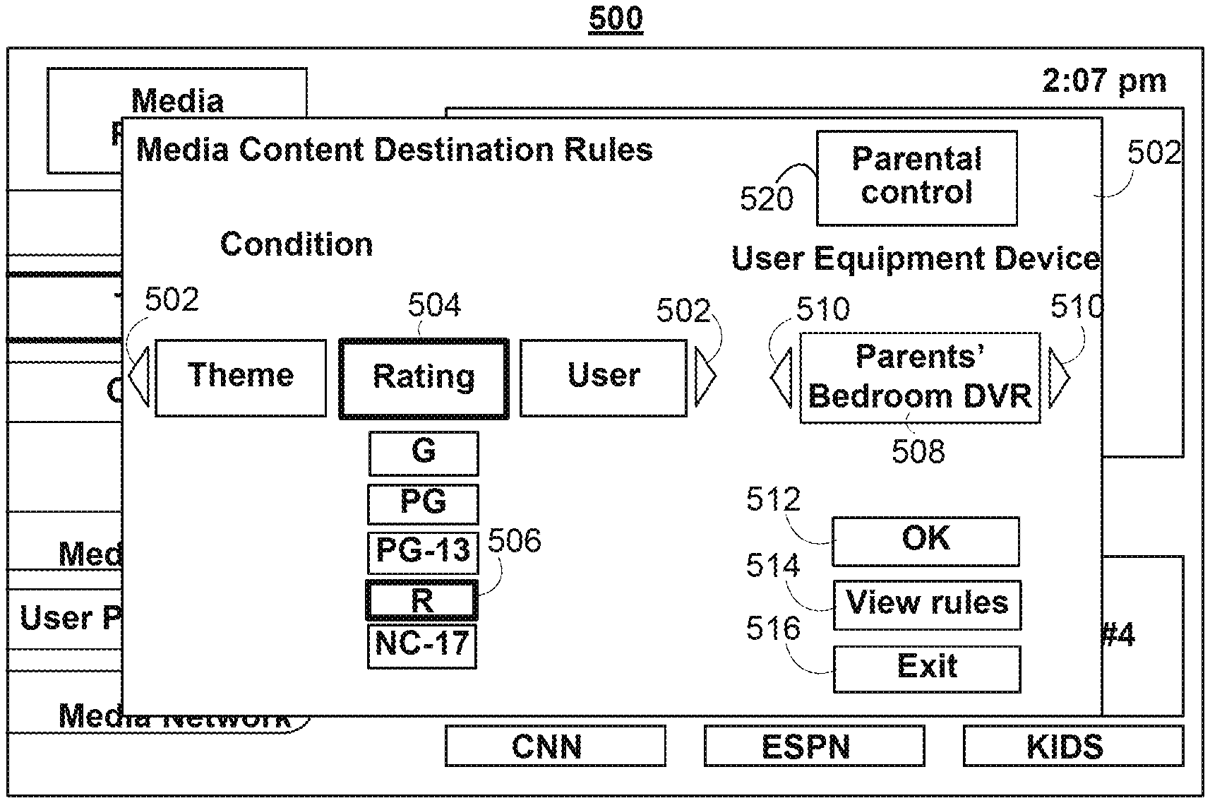 Invention for User defined Rules for Assigning Destinations of Content