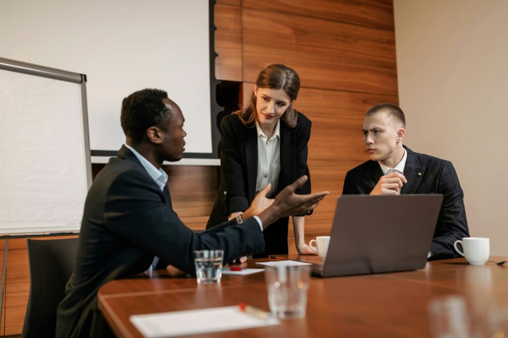 The system gathers the required inputs, prompts your team for review, routes drafts to attorneys, and files documents on time.