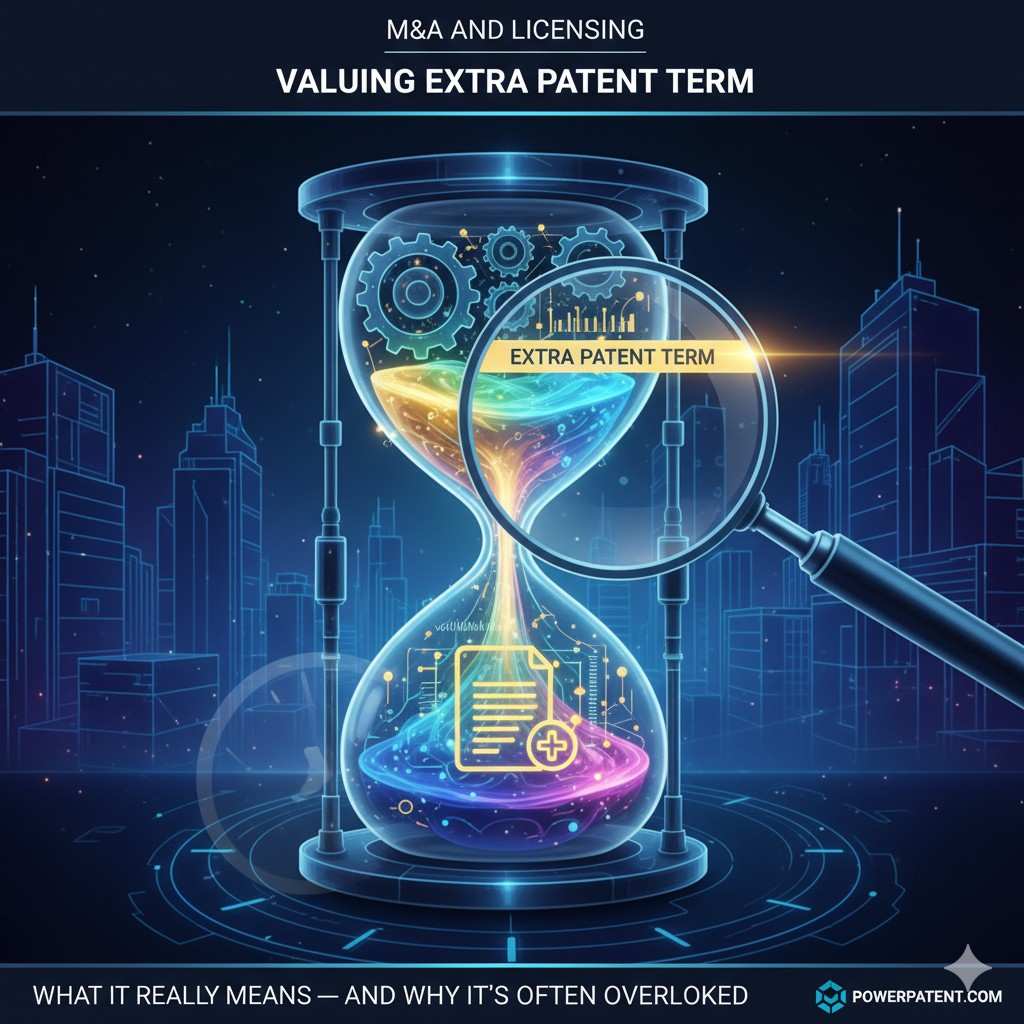 But underneath all of that sits something quietly powerful — the amount of time that patent protection actually lasts. That’s what “extra patent term” is all about.