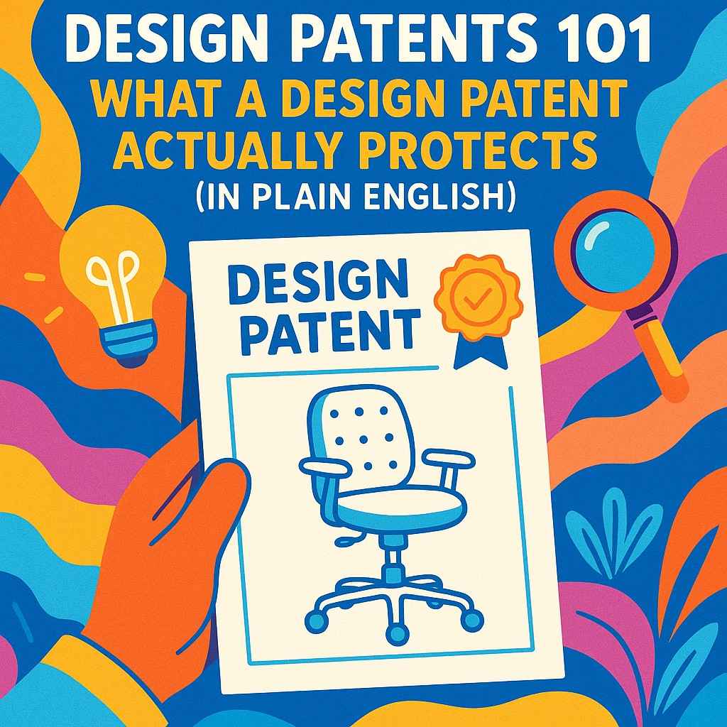 That emotional pull matters. When you protect that look with a design patent, you’re protecting the part people connect with before they know how the product works.