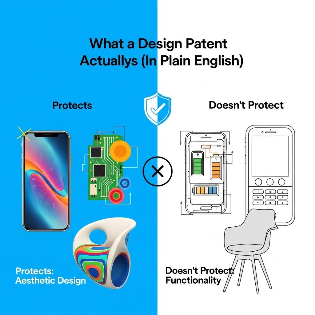 In competitive markets, trust grows faster when your brand looks like it takes ownership seriously. A design patent sends a signal that you care about what you’ve built and that you’re not leaving it undefended.