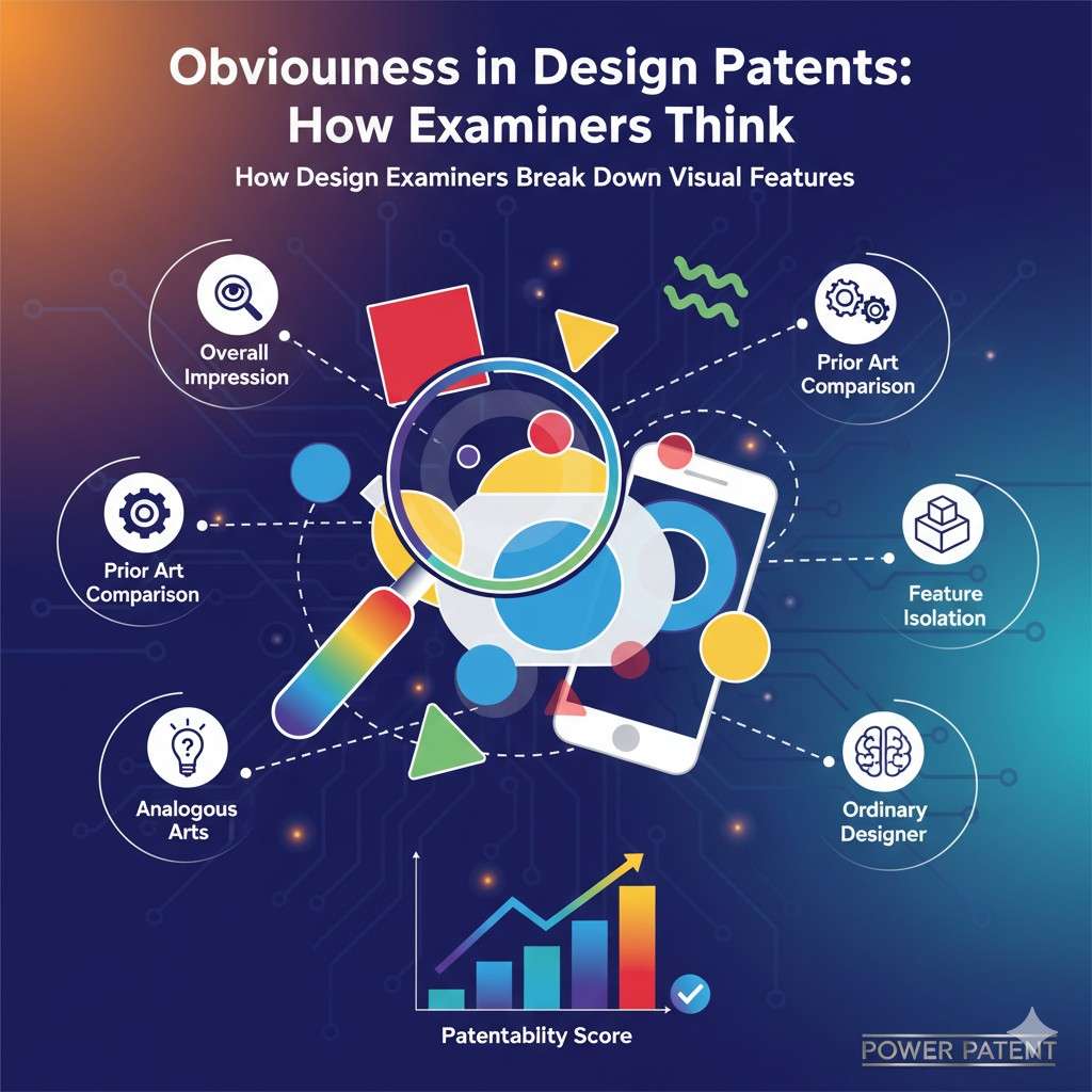 These decisions add up. They guide the examiner’s eye. They help the examiner see your design as a full story rather than a remix of known shapes.
