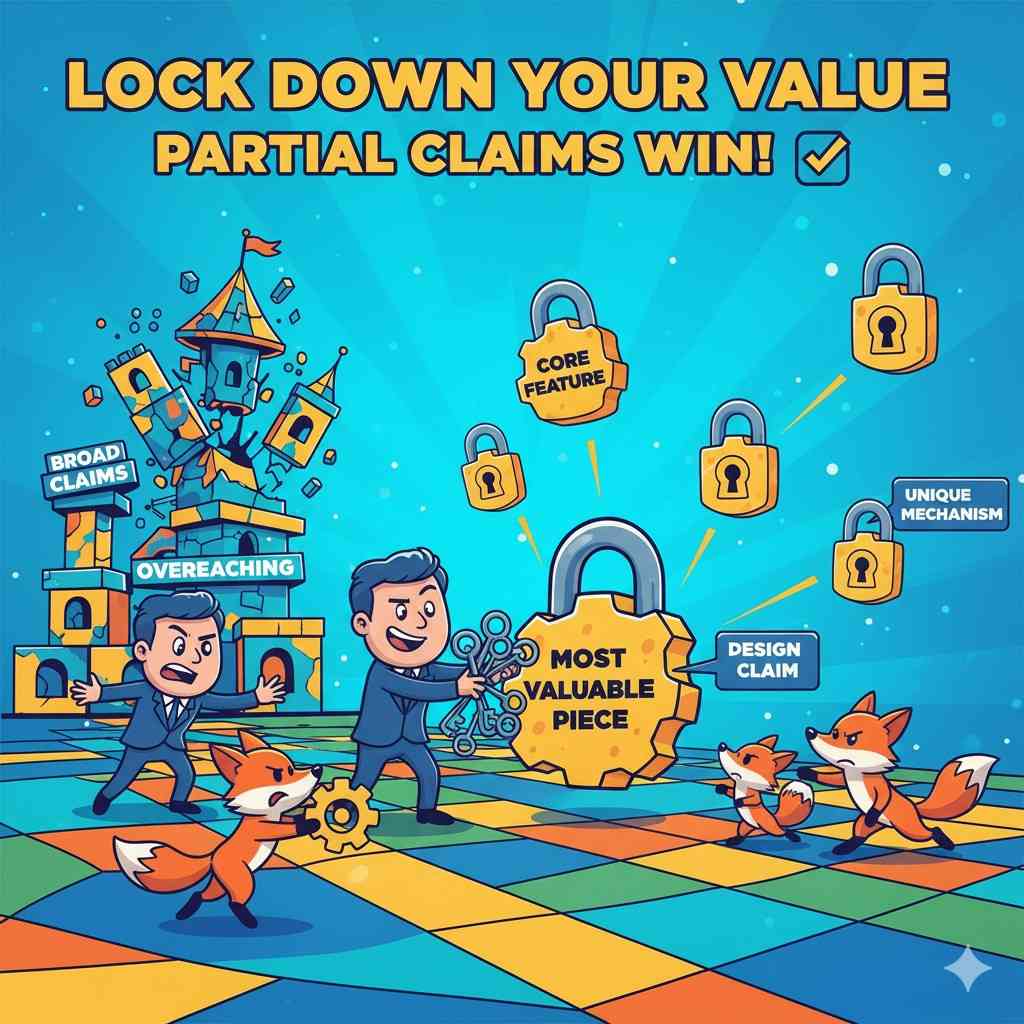 This allows you to outrun competitors without constantly rewriting your entire patent strategy. You set the baseline. You expand methodically. And every time a competitor gets close, you already have the next layer waiting.