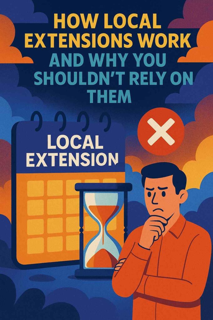 Some jurisdictions allow a late entry with an extra fee, but only if you miss the 30-month mark by a very small margin. Others let you file late only if you can show that you made every effort to enter on time but were blocked by something extraordinary.
