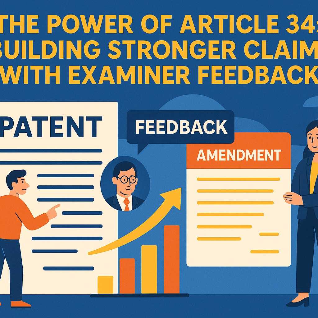 When you request examination under Article 34, you’re asking the International Preliminary Examining Authority (IPEA) to review your application again, this time with your input.