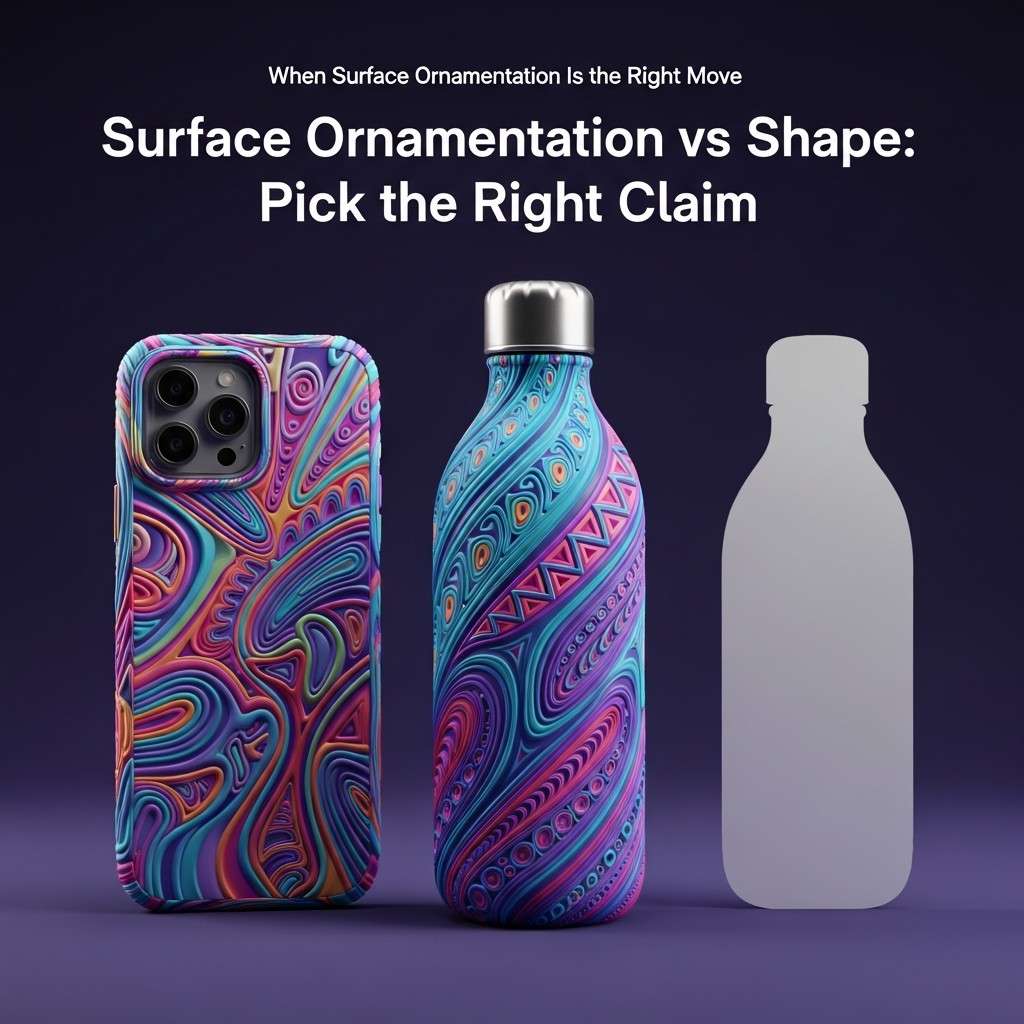 If your designers create surface art, textures, or patterns that define your brand, locking down that style is essential. These are often the elements that competitors try to mimic when they want to ride your success.