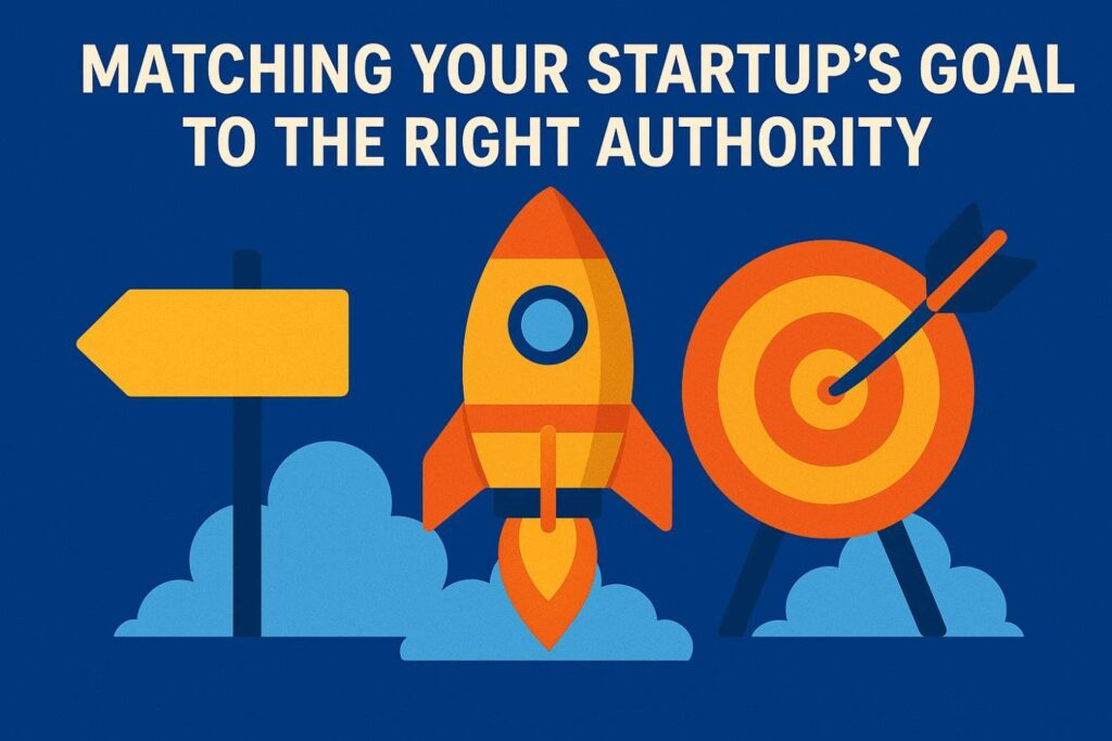 The best authority for a biotech startup might be completely different from the best one for a software company.