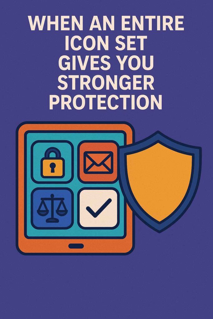 In fast-growing markets, especially where your app introduces a new type of behavior or a new way to work with data, your internal icons become part of your secret sauce.