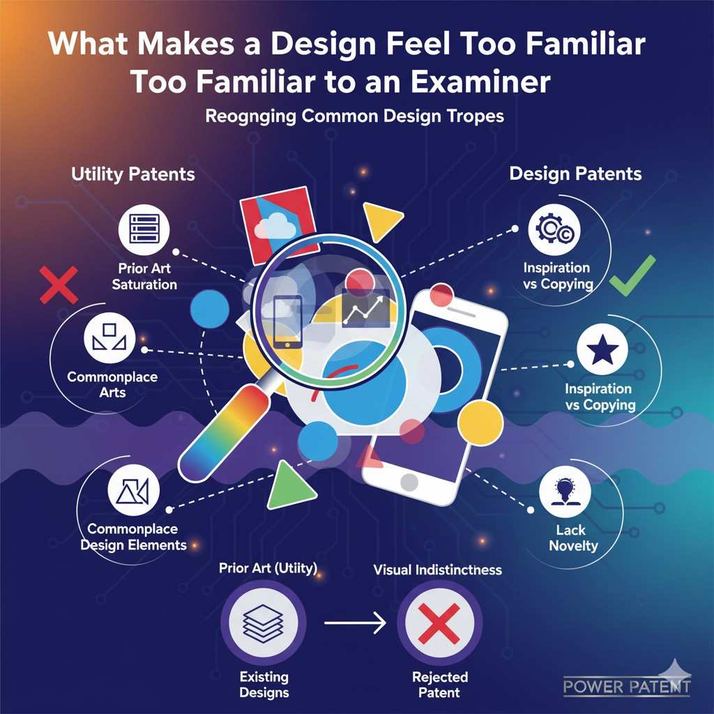 When you understand how familiarity works in the examiner’s mind, you start crafting your design and drawings with more clarity.