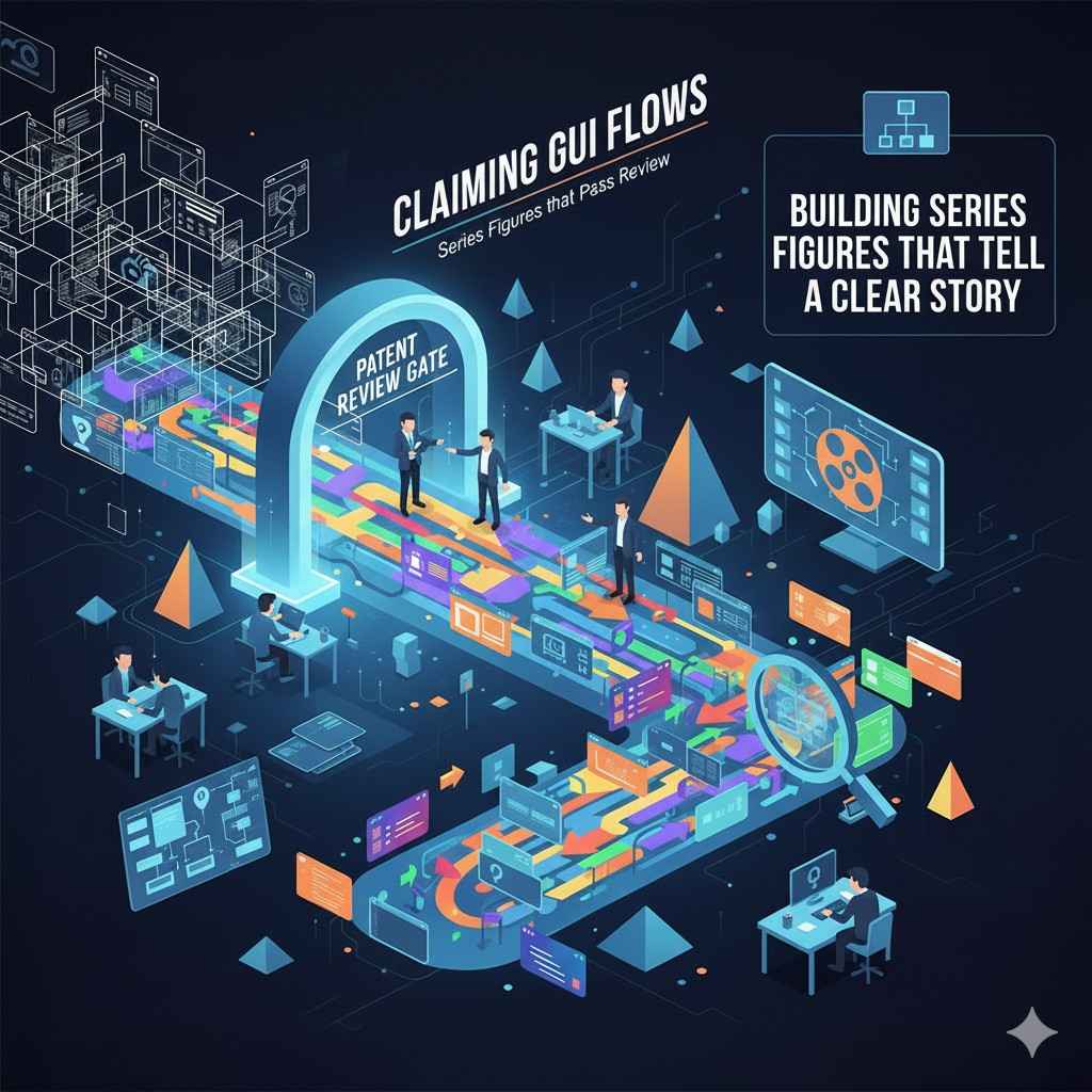 When you think about GUI patents, the figures are the heart of the application. They carry the story. They show each moment of the experience. They reveal what makes your flow different from anything that came before it.