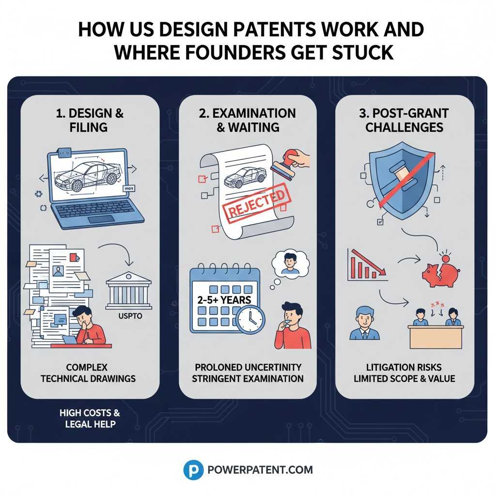 If you prepare early, capture accurate drawings, and file before disclosure, the US system becomes one of the strongest shields you can hold. It may not be as fast as the EU, but it delivers long-term protection that pays off when your product grows.