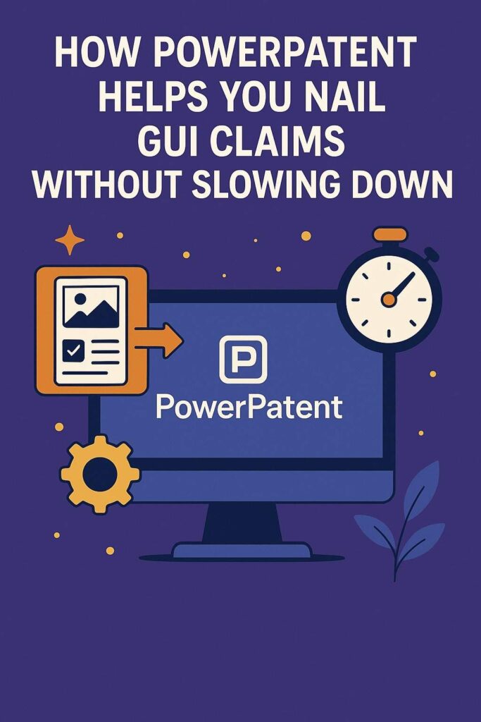 Thinking about patents can feel like a distraction. But when your product relies on clever GUI flows, these flows are part of your advantage.