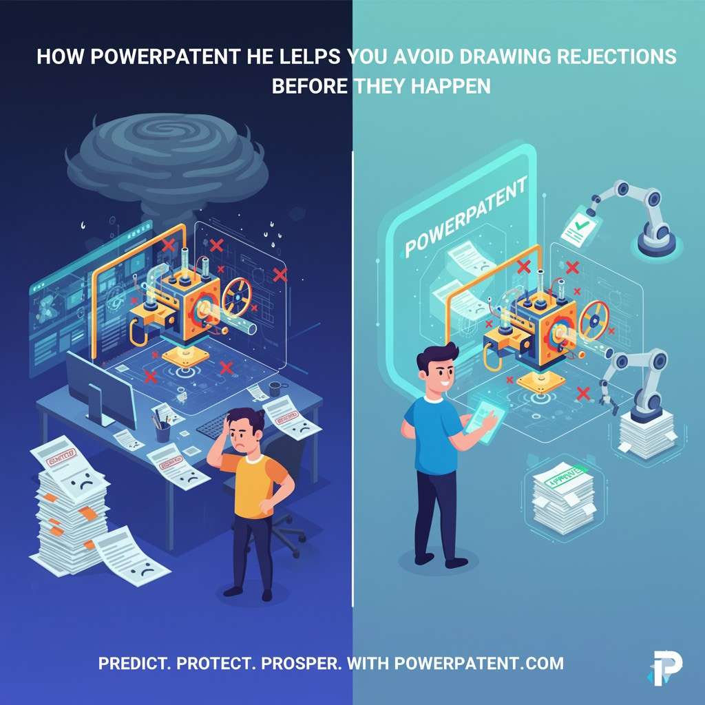 A patent with clean, examiner-friendly drawings signals professionalism, foresight, and legal strength. It shows you did not cut corners. It protects your long-term rights.