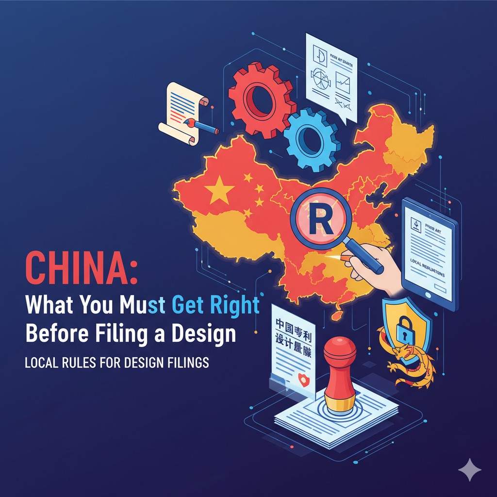 If the team continues changing shapes after you file, you risk launching a product that looks different from what is protected.