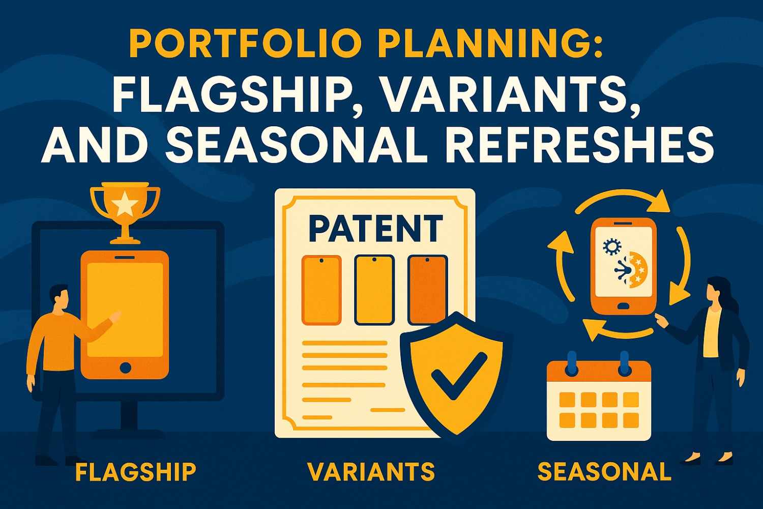 Plan a design patent portfolio that grows with your product. Learn how PowerPatent helps founders protect every version.