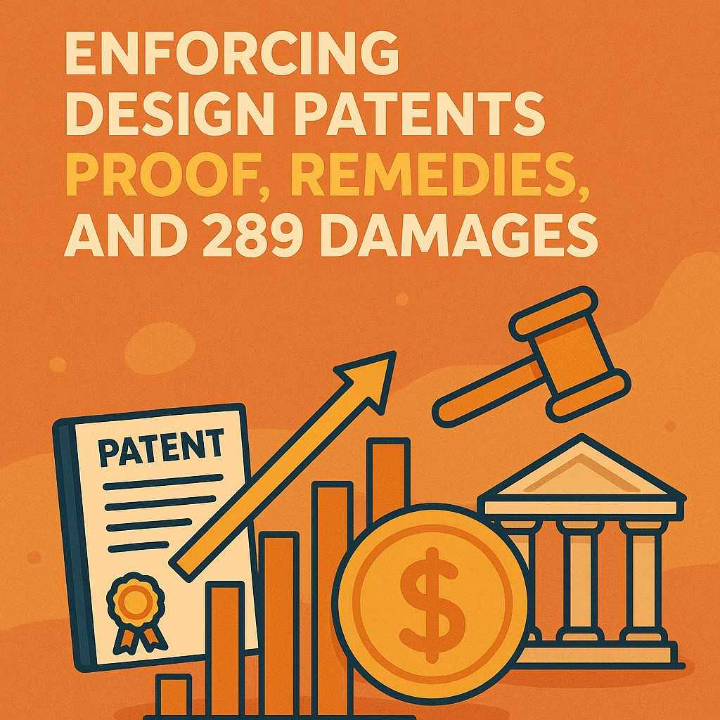 Enforcing Design Patents: Proof, Remedies, and 289 Damages