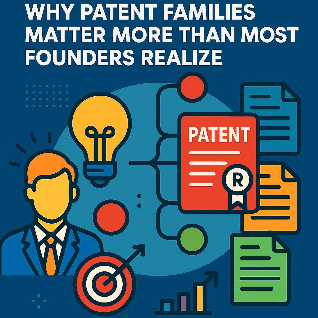 Without a mapped family, it is easy to forget you described a feature six months ago in a provisional draft or that you already filed something similar during an early fundraising push.