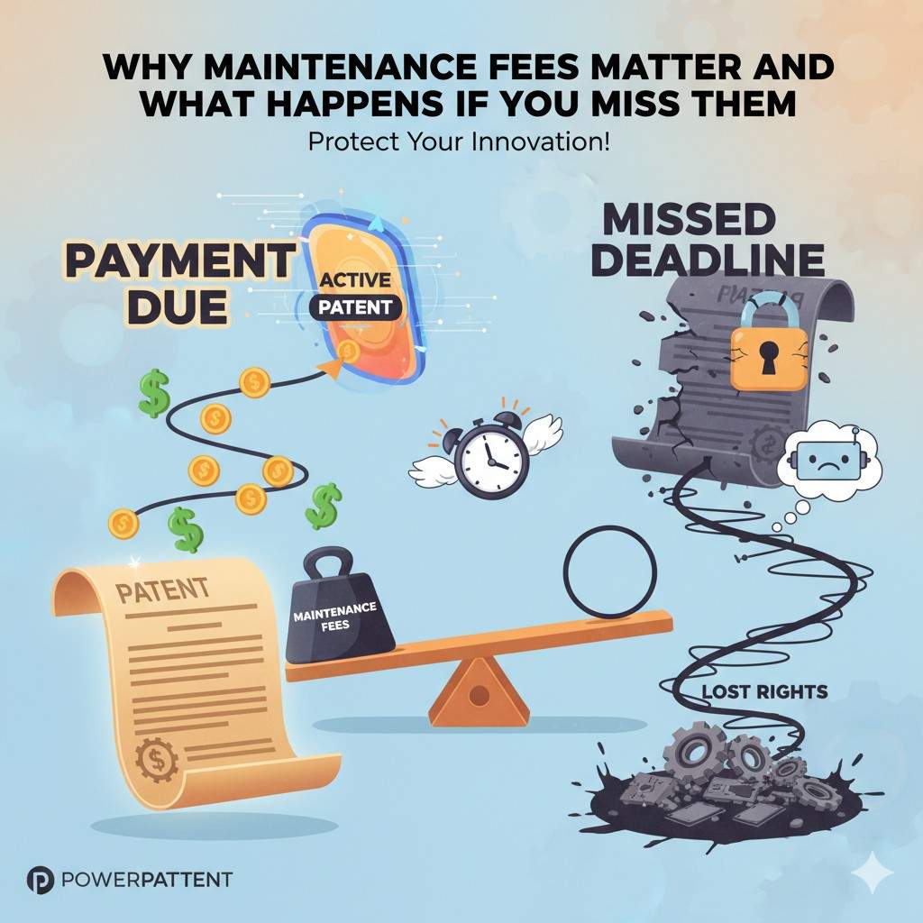 It signals that you are not only inventing, but also protecting and managing your intellectual property like a real company. People take you more seriously when your patent is alive and in good standing.