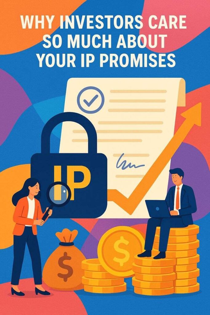 This history makes investors cautious. Your IP promises are not just lines in a contract. They are assurances that the past will not return to damage the money being invested today.