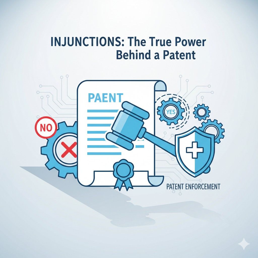 This is why strong patents backed by a real chance of injunctions get attention early.