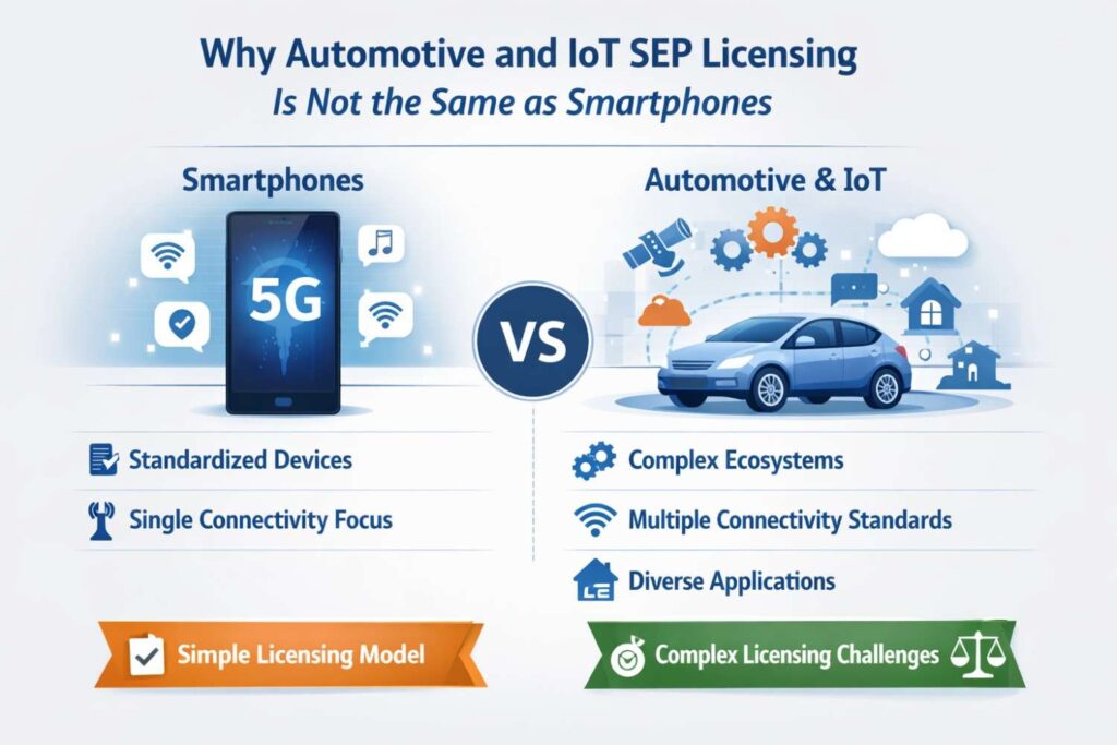 They see a connected product that uses protected tech, regardless of how the company internally labels it.