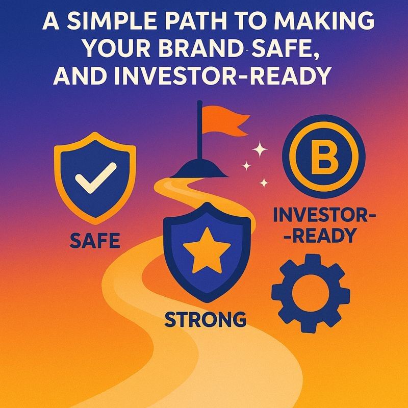 But when you start early, small steps create huge advantages. You avoid conflicts. You avoid rushed decisions. You avoid rebrands.