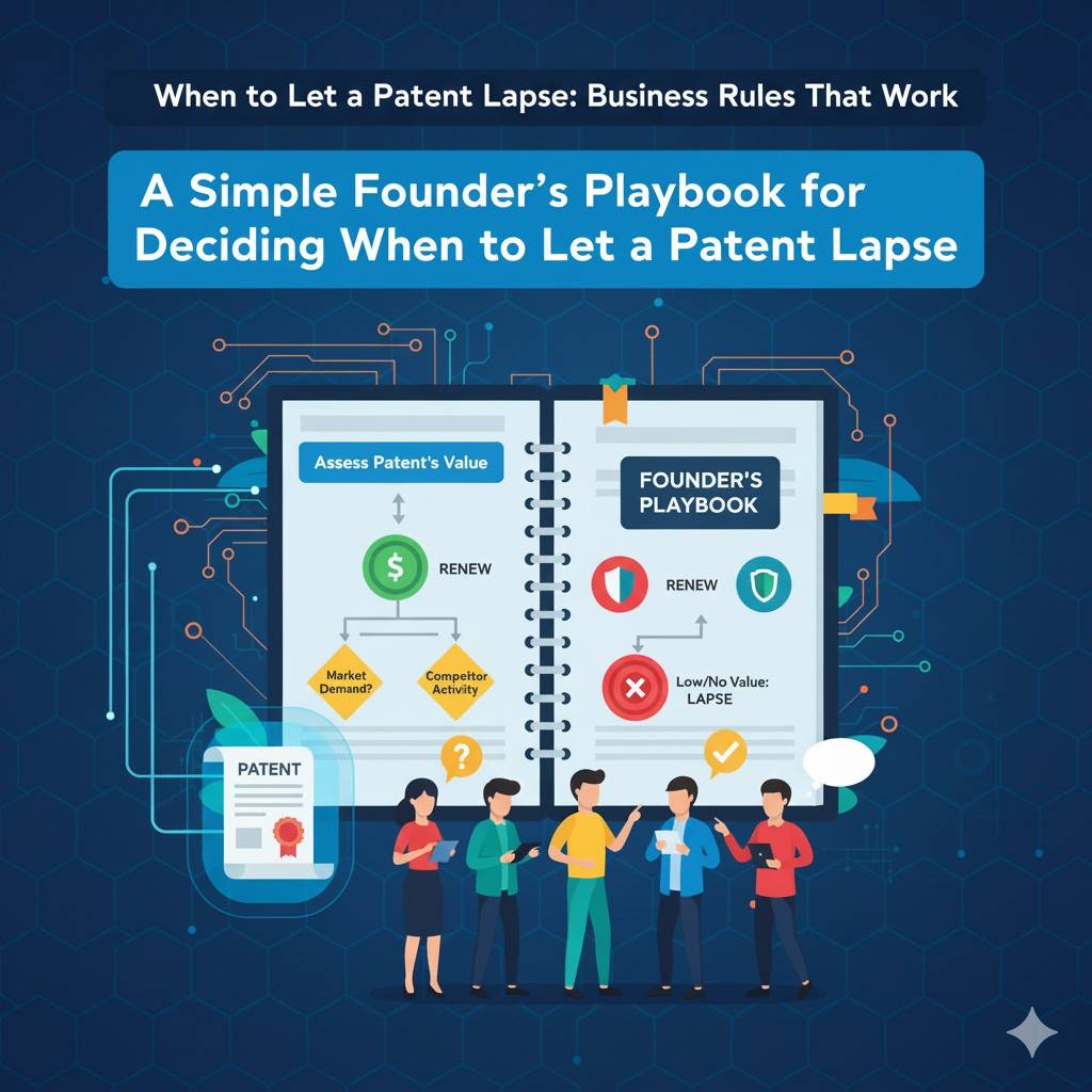 A patent is strongest when it sits directly in the path of where competitors want to go.