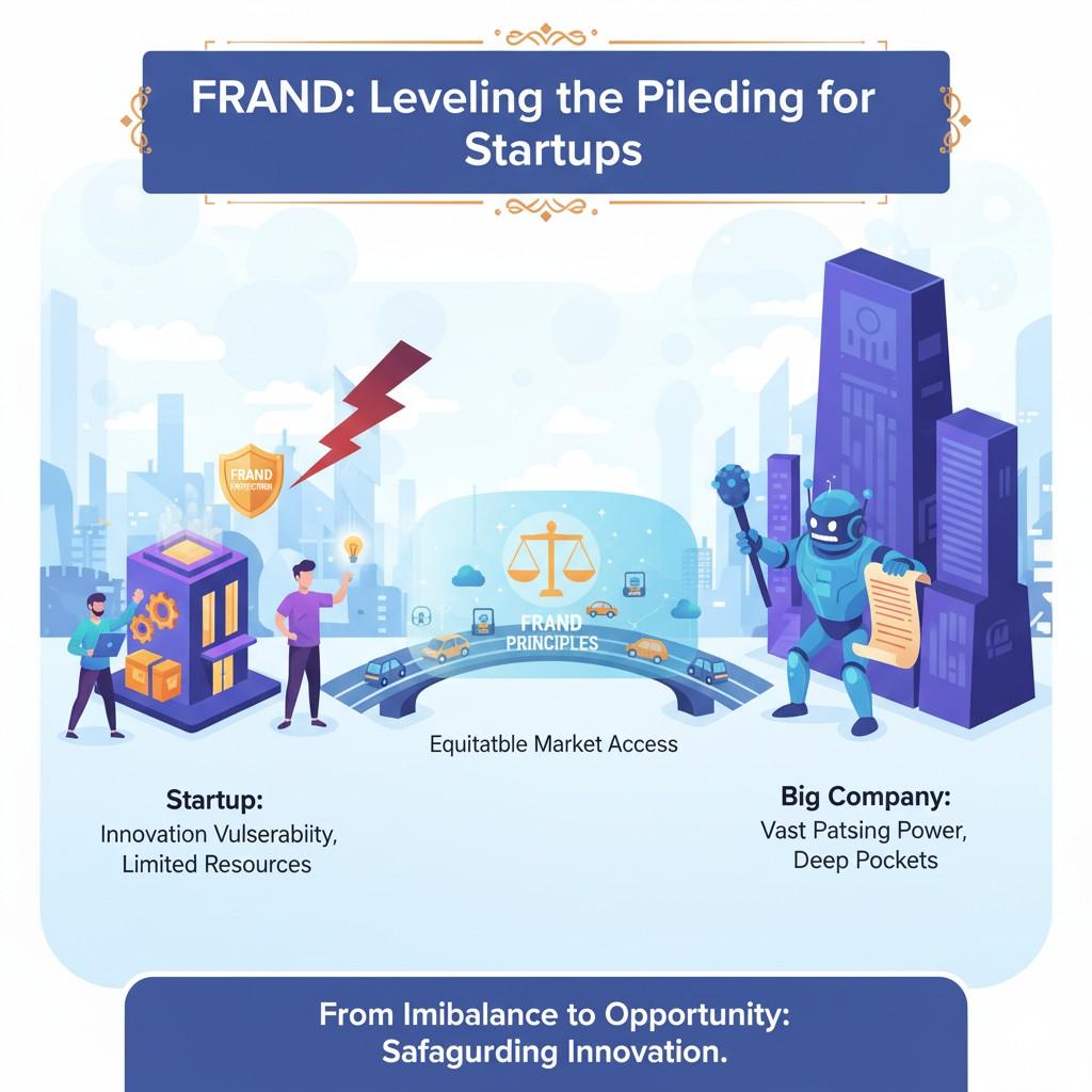 FRAND exists partly to soften this imbalance, but only if startups understand how to use it. Without that understanding, the same rules that protect markets can quietly strip leverage from smaller players.