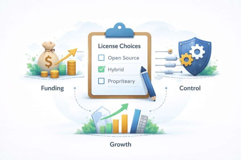 Many founders are surprised to learn that licensing comes up in diligence conversations sooner than expected. It often appears when investors ask how you will prevent larger players from copying you or how you will turn adoption into money.