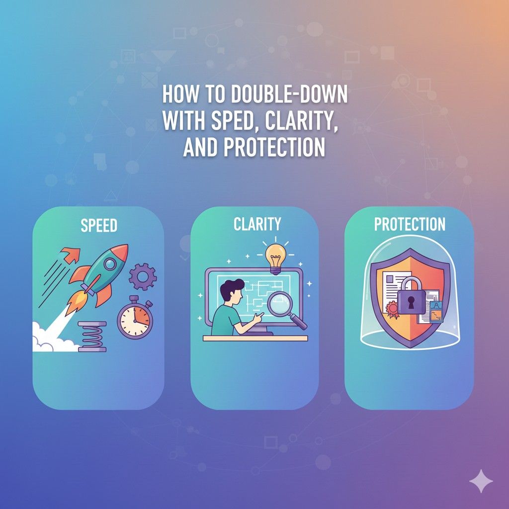 The platform turns your evolving breakthroughs into clean documentation, and real attorneys guide the process so you can file quickly without slowing down engineering.