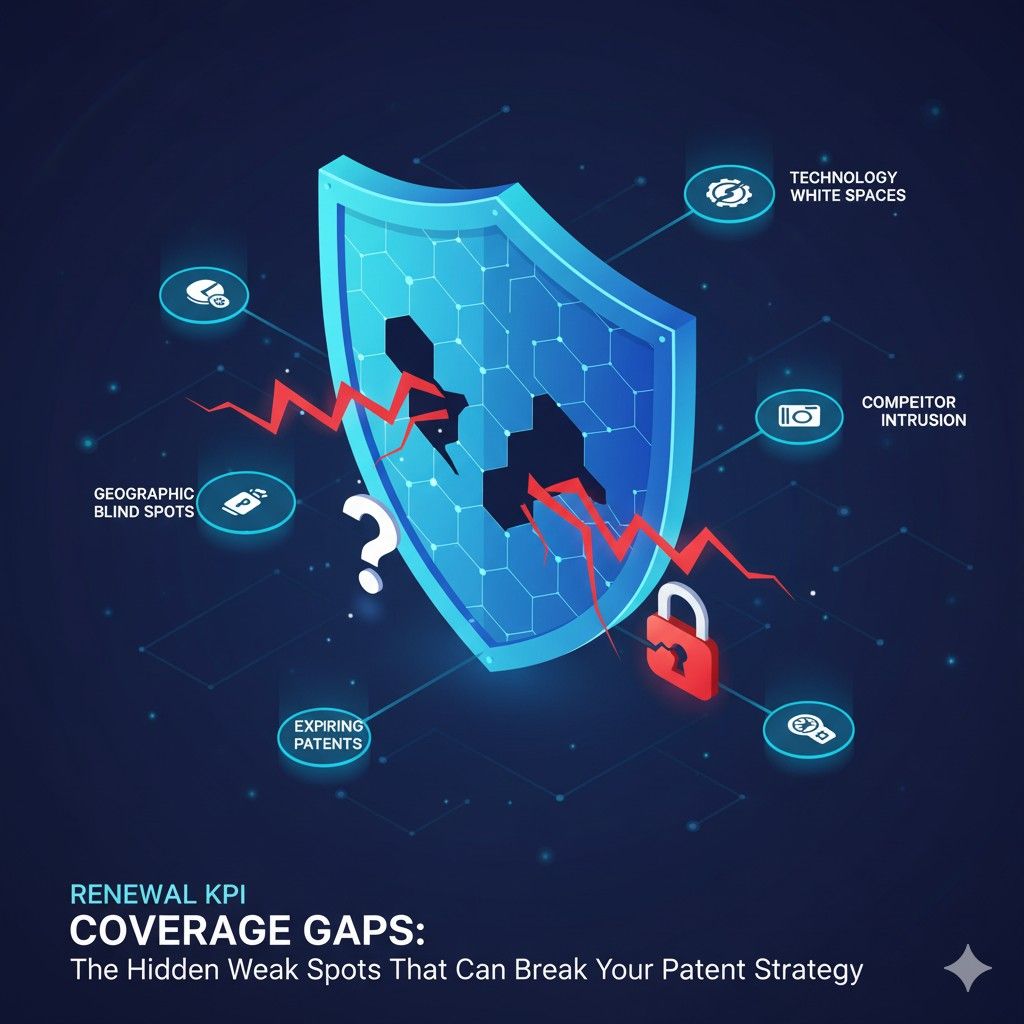 When an industry evolves quickly, coverage gaps grow wider because the technology changes faster than your early claims. This is why tracking gaps becomes a core part of staying ahead.