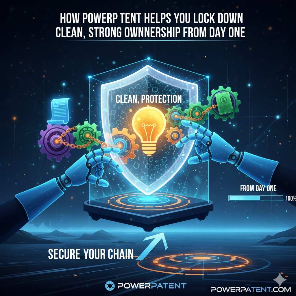 When they see that a startup uses PowerPatent, they understand immediately that IP is being handled with discipline. They see standardized assignments, complete records, automated tracking, and attorney-reviewed documentation.