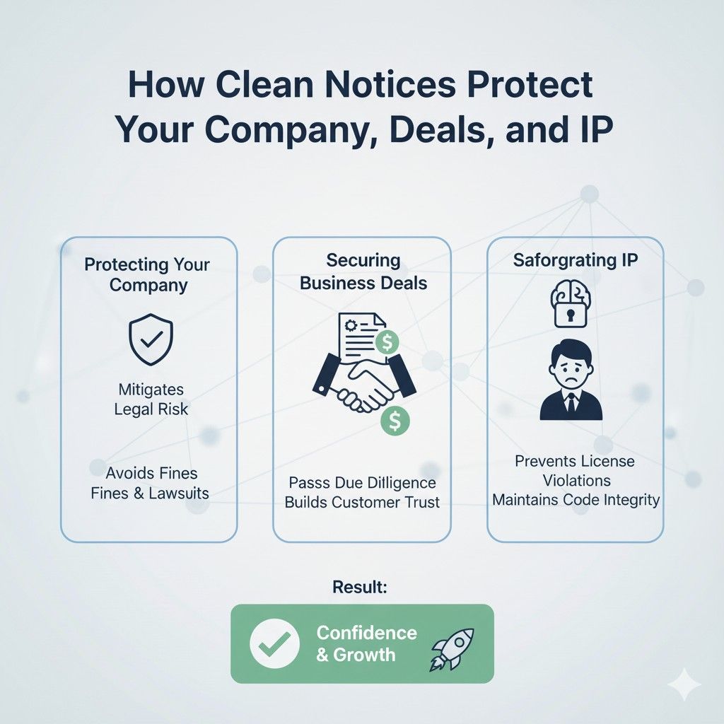 Clean notices prevent this. They keep legal involvement light and predictable.