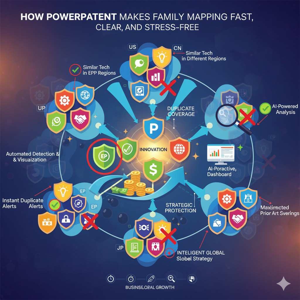 You protect what matters, skip what doesn’t, and grow your patent family in a logical, cost-effective way.