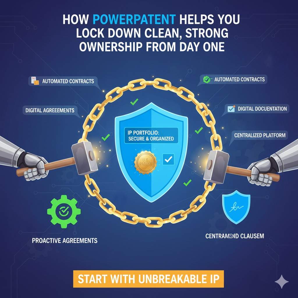 PowerPatent removes that friction. Its automated tools capture information instantly, its platform organizes documents in real time, and its attorneys review everything on a rolling basis.