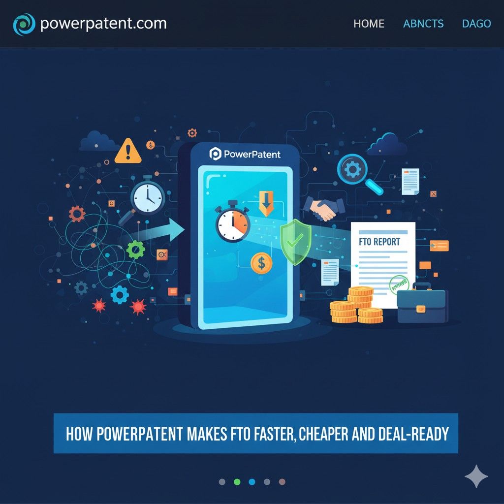 PowerPatent gives you this freedom in a form that fits the rhythm of a modern startup. Fast. Clear. Practical. Human. You get answers you can actually use, and you get them at a speed that matches the pace of your goals.