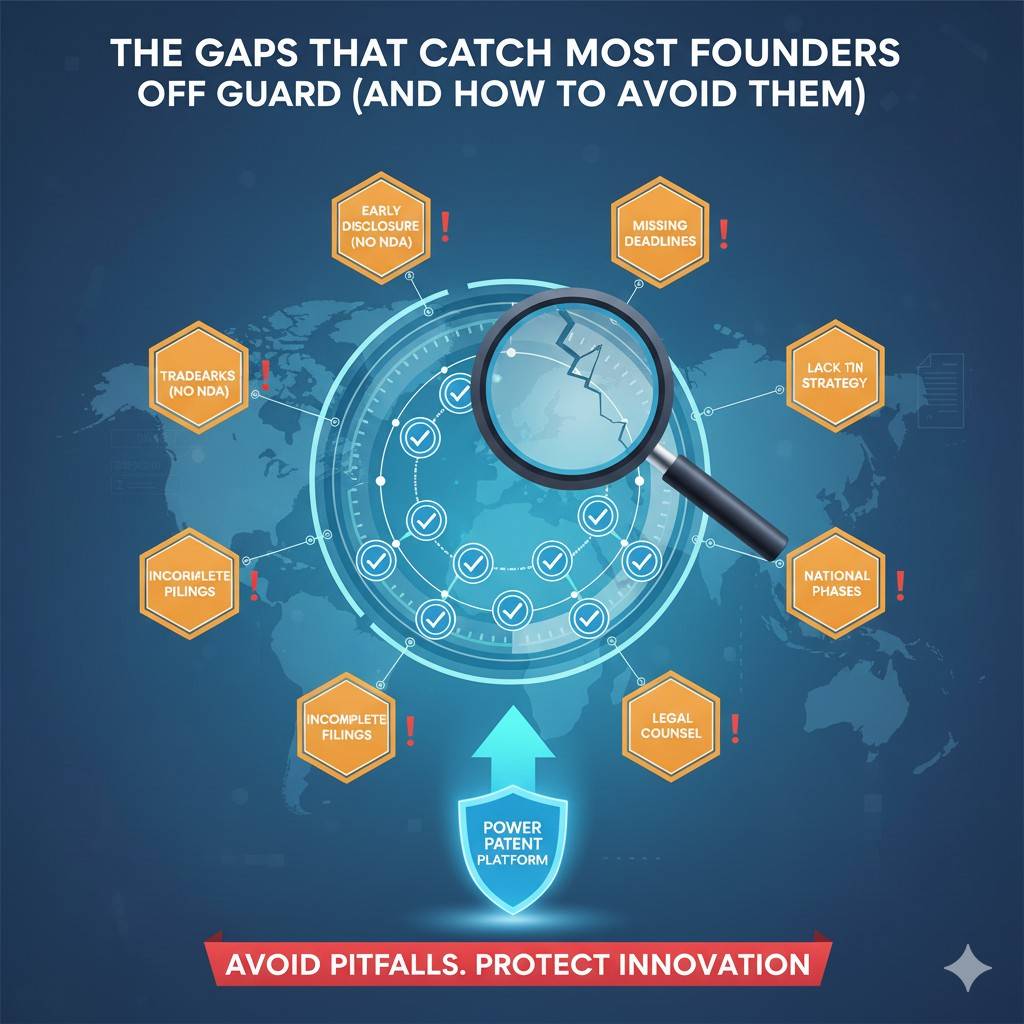 Instead of scrambling when a deadline is near or discovering weaknesses at the PCT stage, you stay ahead with clear workflows and expert review.