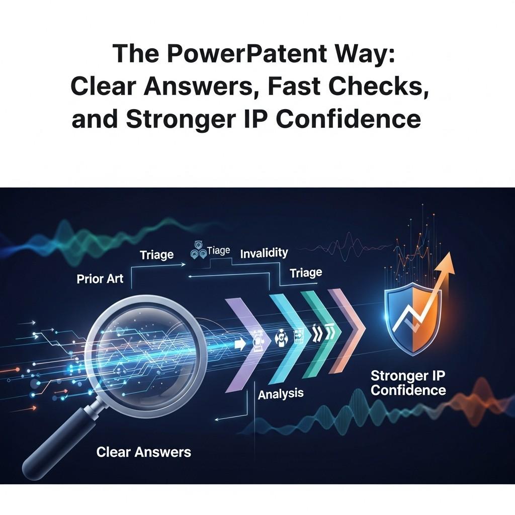 Most founders do not enjoy IP work because it feels like a maze. Too many rules. Too many documents. Too much back-and-forth. PowerPatent simplifies everything into a smooth sequence. You upload what you have.