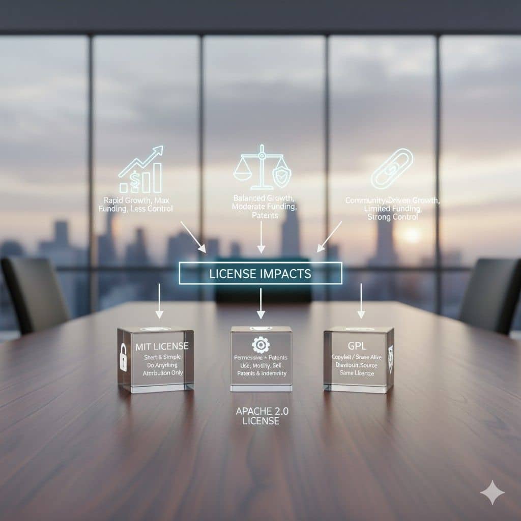 If you want to build a large, sustainable company, licensing should support that goal. If you want to create a widely used standard, licensing may need to be more open.