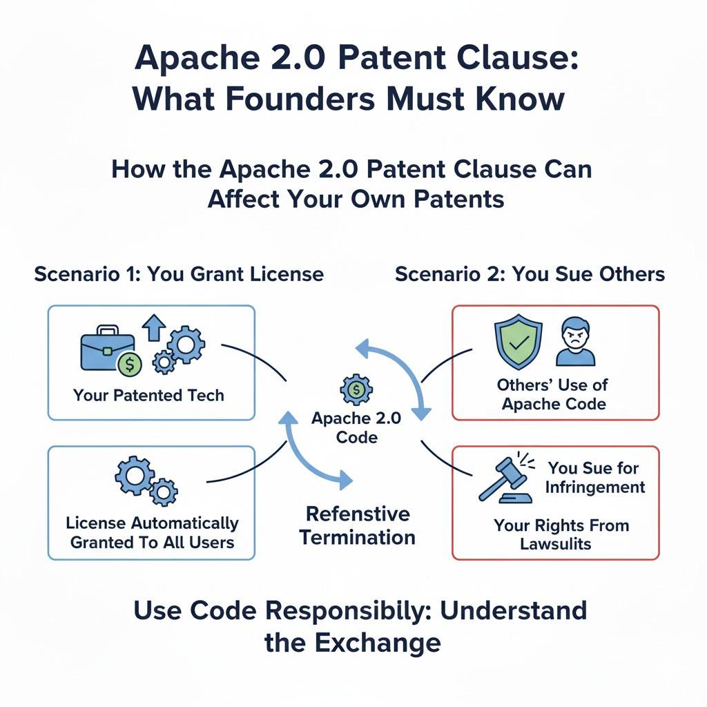 Understanding how Apache 2.0 affects your patents early gives you freedom later. You can build fast without painting yourself into a corner.