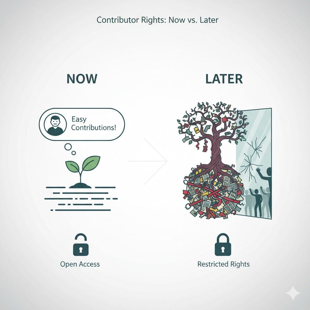You are deciding how much friction you want now versus how much risk you are willing to carry later. You are deciding how attractive your company will look under scrutiny. You are deciding how strong your IP story will be.