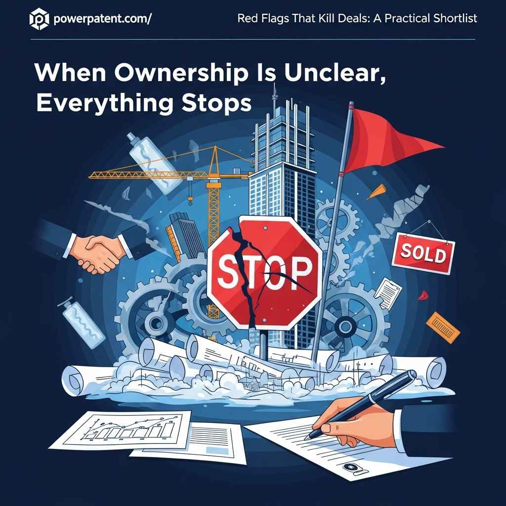 Strong teams treat patent ownership with the same care as product ownership. They ensure inventorship is correct and assignments are completed immediately.