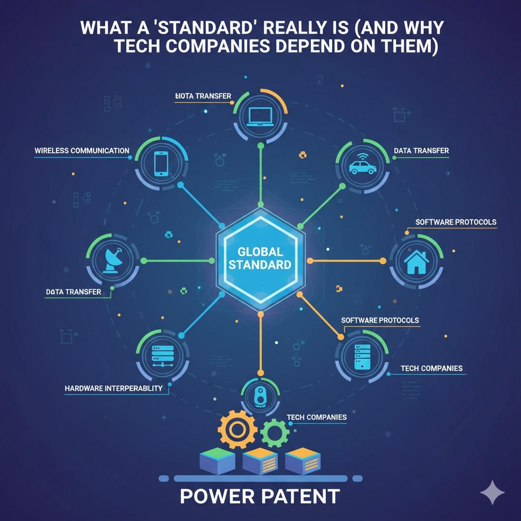 For founders, this is both a warning and an opportunity. If your product aligns with a rising standard, you can ride that wave. If you invent a better way that could become part of a standard, you may be sitting on your most valuable asset.