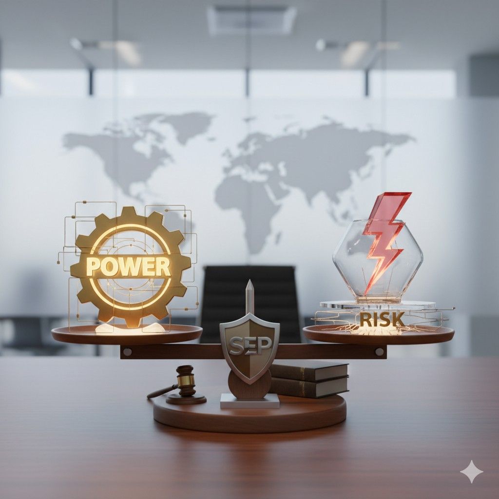 You might have ten employees and still be treated as holding significant leverage.