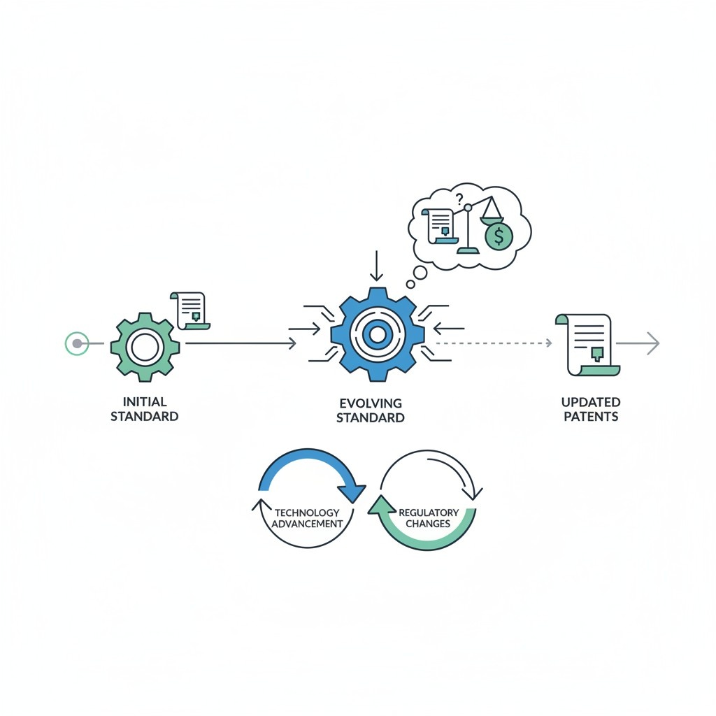 From a patent strategy view, drafts are where foresight pays off. If you see a feature likely to become mandatory, you can prepare claims that cover it before the final vote.
