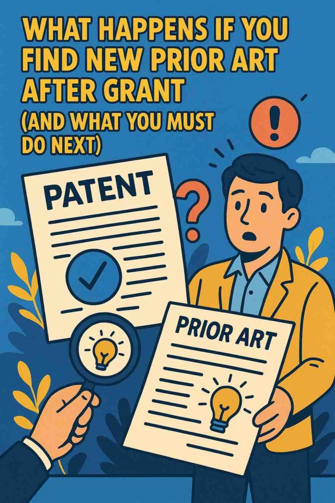 If you discover prior art after the patent issues and ignore it, the risk is not that the USPTO punishes you. The risk is that someone else uses it against you when you try to enforce your patent.