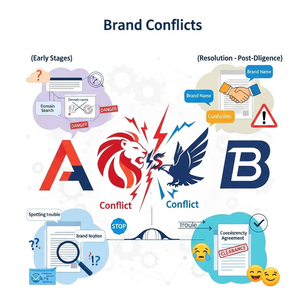 This does not automatically mean conflict, but it does mean you should take a closer look and understand who those other brands are and how they use their names.