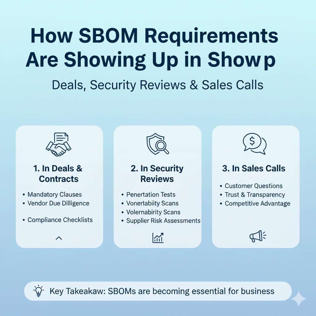 For startups, this can feel sudden, but it is part of a larger shift. Buyers are being audited themselves. They are expected to know what runs inside their systems. That responsibility flows down the chain.